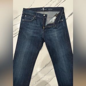 7 For All Mankind Mens Austyn Relaxed Straight Leg Jeans